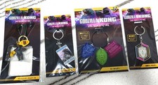 Godzilla Kong key chain set of 4