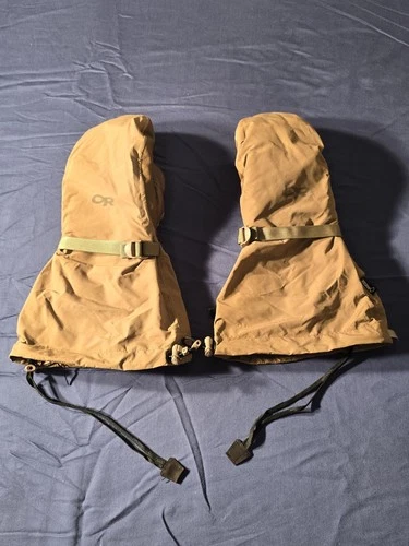 Outdoor Research Firebrand Mitts USA Coyote  Large For Extreme Cold Weather 