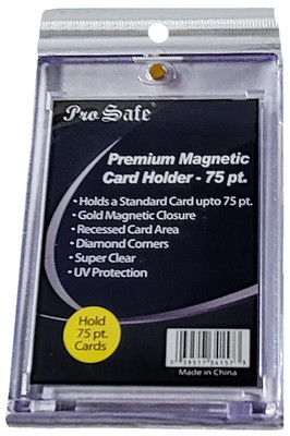 1 Pro Safe Premium 75pt Magnetic UV Thick Trading Card Holder Ultra Storage Case