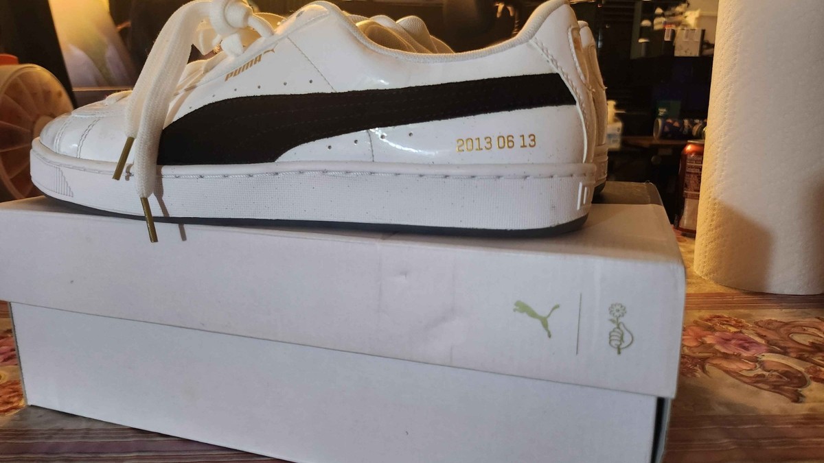 Puma Basket Patent BTS シューズ サイズは写真参照 BTS x PUMA Basket Patent Collaboration Sneakers Size 11.5 USED | eBay