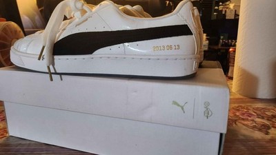 BTS x PUMA Basket Patent Collaboration Sneakers Size 11.5 USED | eBay