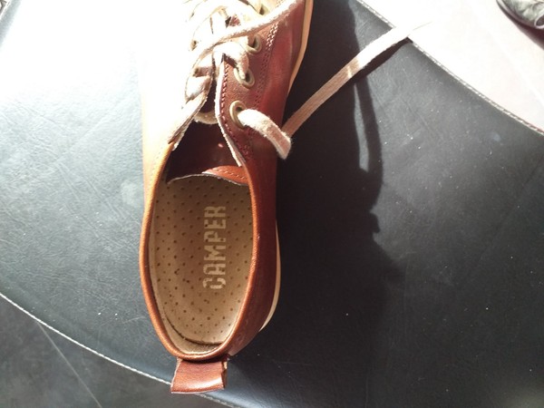 Zapatos de piel para hombre Camper marrones talla 42