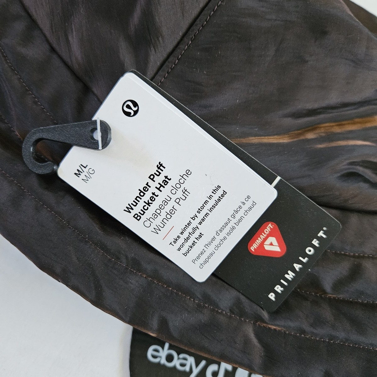 Lululemon Wunder Puff Bucket Hat ESPR Espresso Black Size S/M Wunder Puff Unisex Bucket Hat | Accessories | Lululemon AU main image 2