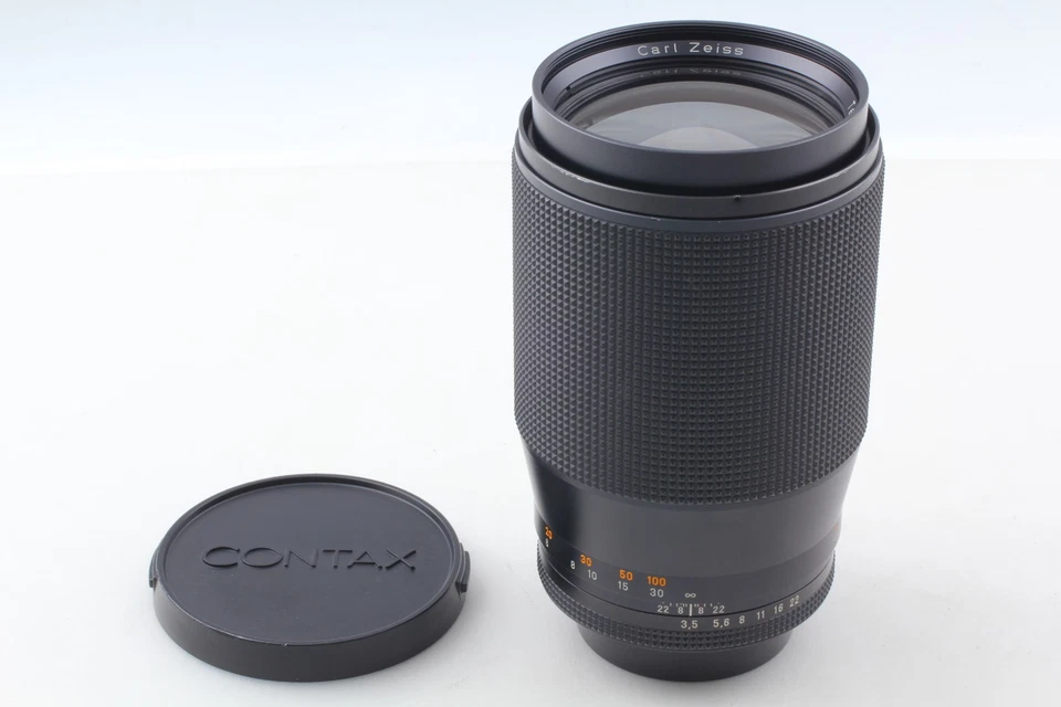 AEG [MINT w/Cap] Contax Carl Zeiss Tele-Tessar T* 200mm f3.5 Lens C/Y From JAPAN - Image 3 of 4