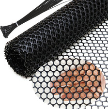 Plastic Hexagonal Chicken Wire Fence Mesh for Gardening, 15.7IN x 10FT