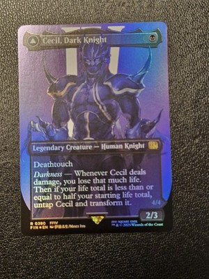 Magic: The Gathering - Cecil, Dark Knight (V.1) FINAL FANTASY: Extras  -Foil