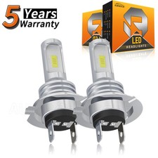 2pcs H7 Super Bright Led Headlight Bulbs 360000lm Kit High Low Beam 6500k White