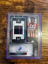 Johan Bakayoko 2024-25 Topps Museum Collection UCC Auto Relic /399 #MAR-JO