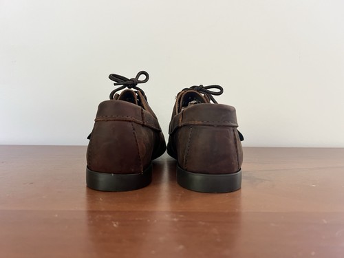 Eastland Falmouth Camp Moc Boat Shoes Bomber Brown Size 10 M NEW IN BOX - Picture 5 of 10