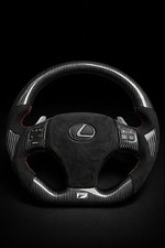 Lexus 2006-2013 Is250 Is350 Isf Alcantara Sports Carbon Fiber Steering Wheel
