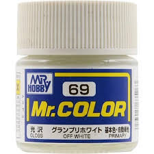 Mr. Hobby Mr. Color Lacquer C069 Gloss Off White C69 10ml
