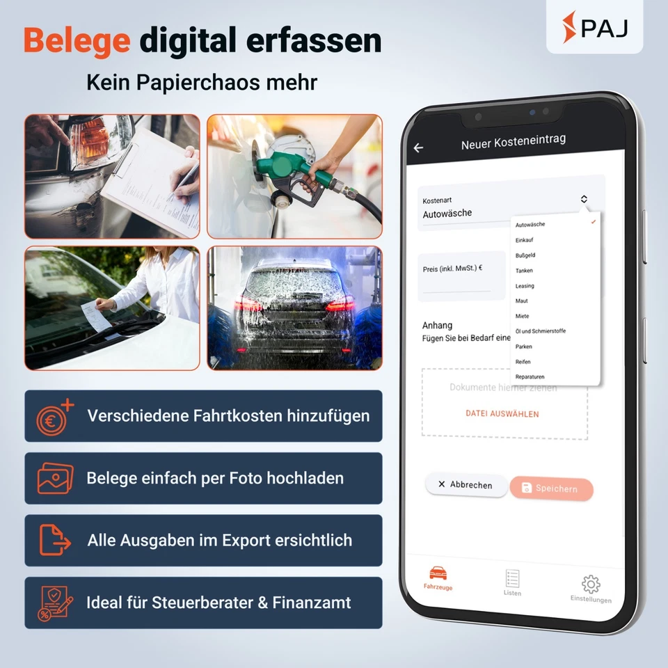 PAJ GPS Elektronisches Fahrtenbuch 4G – OBD2 & Festeinbau Fahrzeug Tracker - Bild 4 von 4