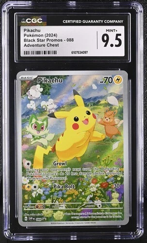Pikachu 088 - Black Star Promos: Adventure Chest CGC 9.5 MINT+