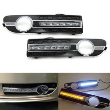 Led Drl Daytime Running Light Fog Lamp W Turn Signals For Volvo S80 2007-2013 A Led Drl Daytime Running Light Fog Lamp W Turn Signals For Volvo S80 2007-2013 A