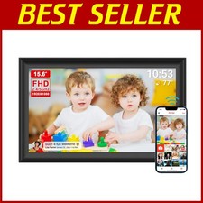 15.6" Motion Sensor Photo Frame, Dual-WiFi, USB/SD Support