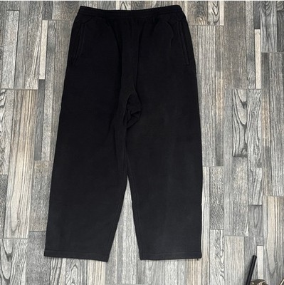NEW -  GAP YEEZY YZY Balenciaga Polar Black Fleece Sweat Pants Men Size XX-Large