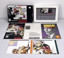 Chrono Trigger Super Nintendo SNES Complete in Box CIB *Authentic/Tested/Saves*