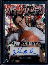 2026 Leaf Metal Pop Century Dylan Baker Nightmares Auto Crystal Silver #/25