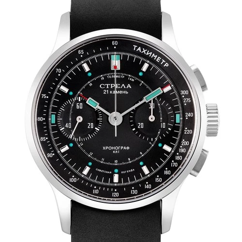 Strela Watch Chronograph Hand Wound 1 9/16in Men's Mechanical ST1901 all Models