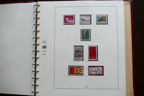 Bund Sammlung 1974-1986 minr. 791-1305 gestempelt Safe Vordruck Album(SLG 0175) - Foto 15 di 21