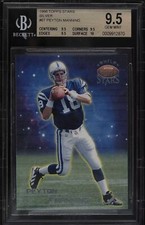 1998 Topps Stars Silver Peyton Manning RC #’d /3999 #67 BGS 9.5 True Gem+ POP 1