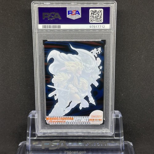 PSA 10 2004 Morinaga Dragon Ball Z Fighters Card File Special Card Son Goku Rare - Picture 2 of 2