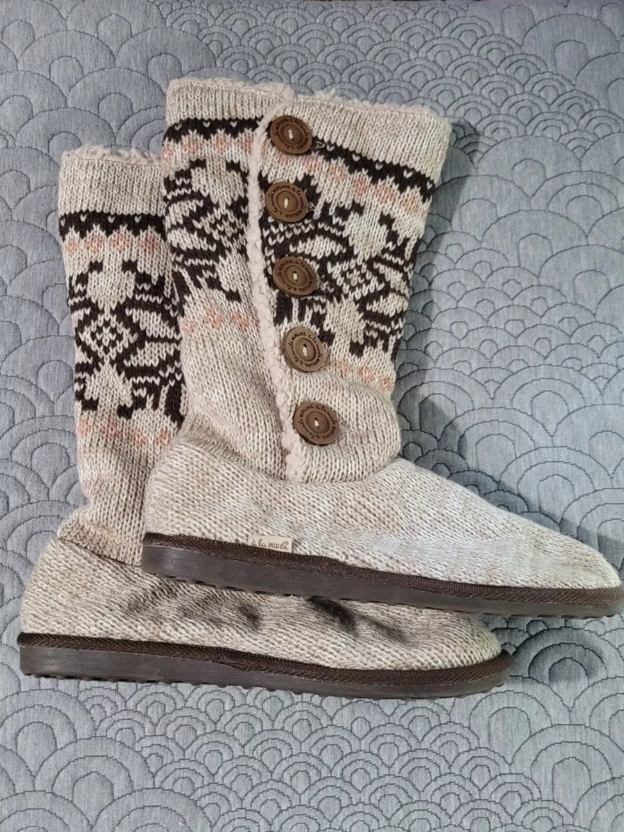 Sweater slipper hotsell boots