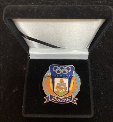 My Rio Pin Without Discription Rio de Janeiro 2016 Bermuda NOC Delegate Jumbo Olympic Pin Badge in ...