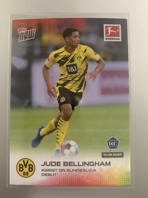 2020-21 Topps Now Bundesliga JUDE BELLINGHAM 1st RC Rookie Card #4 BVB Dortmund | eBay