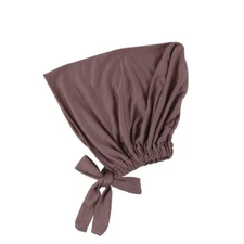 Under Scarf Hijab Cap with Tie-Back Closure Jersey Inner Cap with Adjustable ...