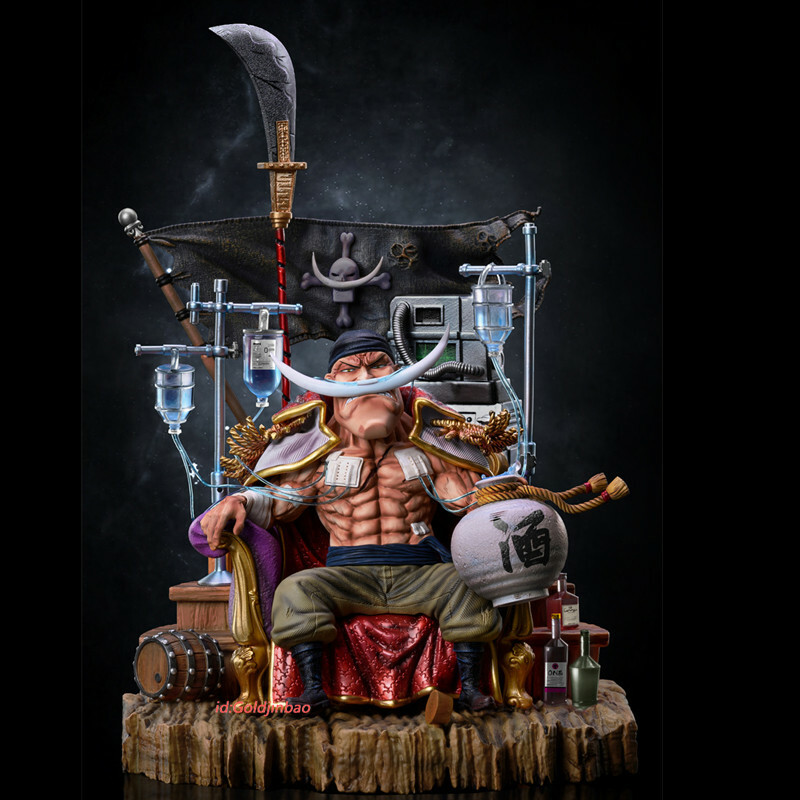 G5 Studio One Piece White Beard Edward Newgate Resin Model In