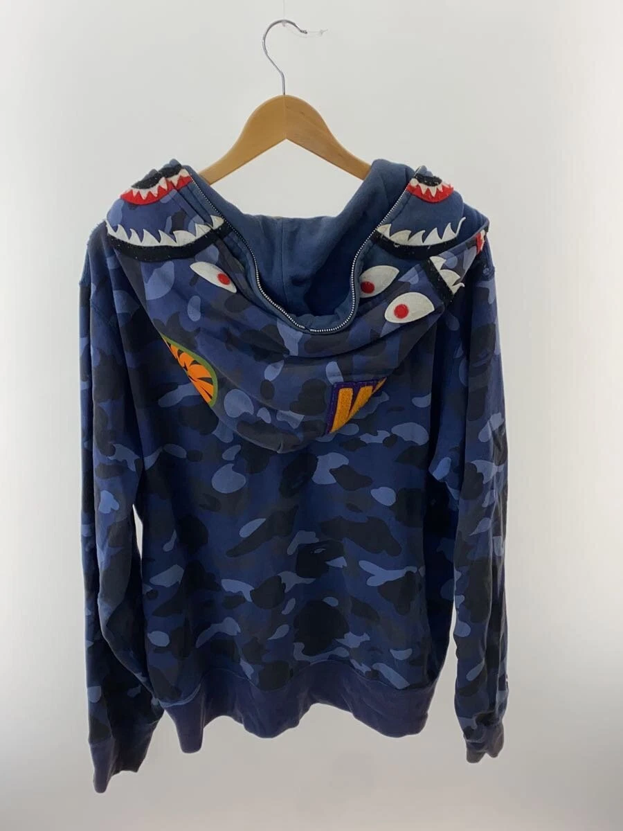 A BATHING APE (BAPE) Felpa con cappuccio e zip A BATHING APE taglia XL Cotone 001ZPH8010M usata