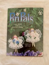 Holiday Christmas PinPals Cross Stitch with a touch of ribbon by NMI set of 2