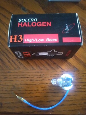SOLERO HALOGEN LIGHTING H3 PK22S 12V 55W  SU-01005 CLEAR