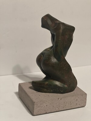 J Escalera 2689/5000 Mid Century Sculpture Art 'Amada' Morelia Mich. Abstract