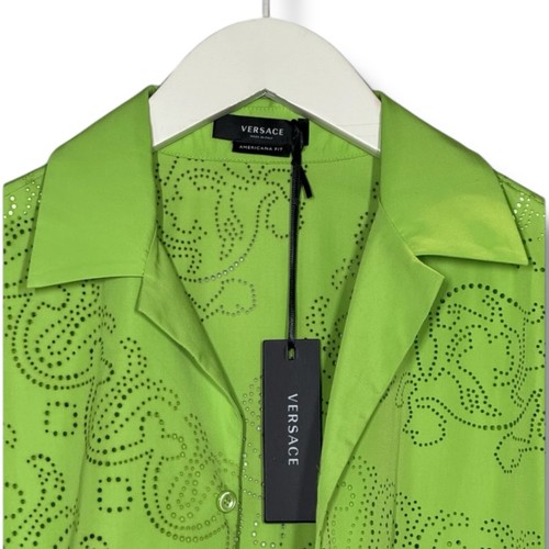 Camicia Versace cotone laserato taglia 50 - Foto 6 di 6