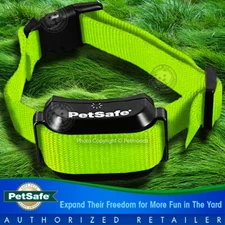 PetSafe YardMax Dog Fence Rechargeable Collar w/ Lime Green Strap PIG00-11116