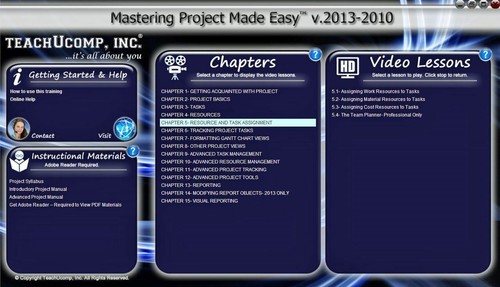 NEW! Learn Microsoft PROJECT 2013 & 2010 Training Tutorial DVD & Digital Course - Picture 5 of 7
