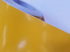 Gloss Yellow 24" Intermediate Cutting Craft Vinyl Adhesive Film Roll