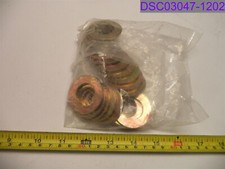 Qty = 1 Pack of 20: Hardened Flat Washer 7/8" SAE Yellow Zinc P/N 39709