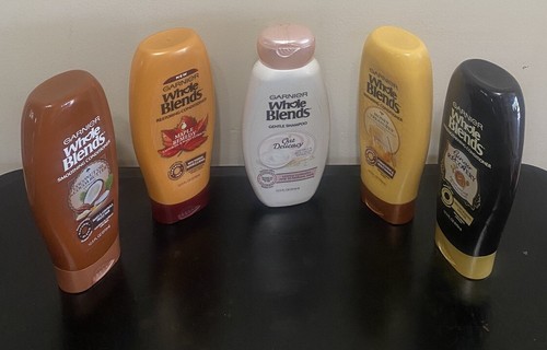 Lot 5 New GARNIER WHOLE BLENDS Variety Shampoo & Conditioner 12.5 FL OZ - Picture 5 of 5