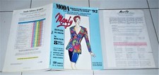 MODA MARFY 54 Primavera-Estate 92 1992 + CARTAMODELLI Spring summer Alta Moda