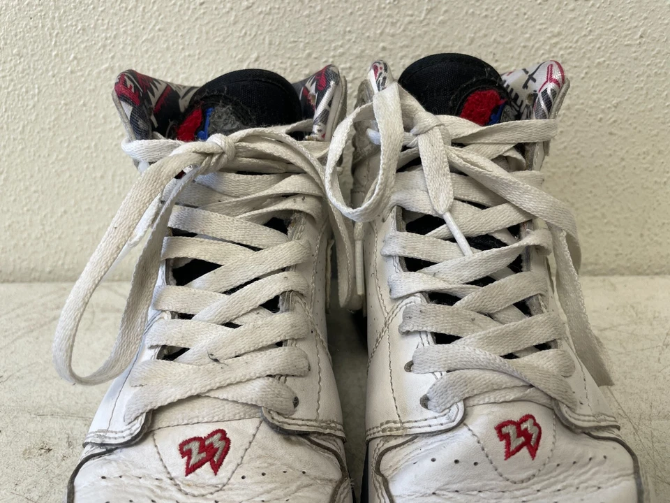 Nike Hombre 5.5Y Air Jordan 1 Retro '93 Bugs Bunny Zapatilla Blanca 580515-107 Foto 4 de 4