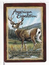 Tarjeta de juego individual "The Mule Deer" American Expedition, Ideaman, China