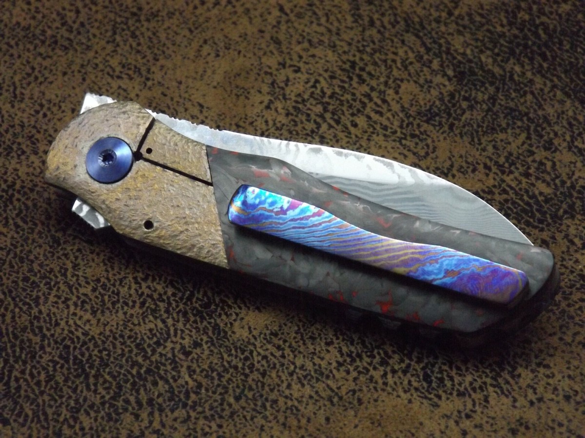 ASSASSIN KNIVES couteau de poche exclusif couteau pliant Elmax San Mai