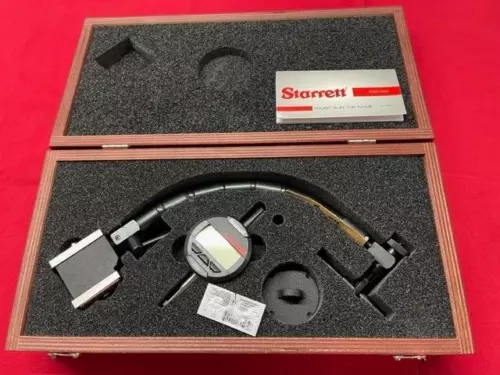 Starrett S9724 Electronic Tool Set With Flexible Post Magnetic Base & Indicator