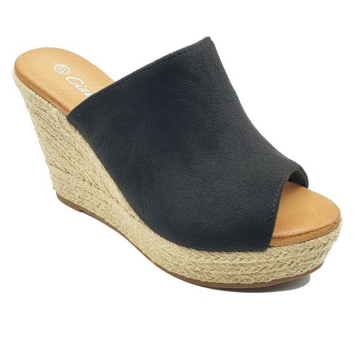 Scarpe sandali ciabatte zoccoli da donna estive con zeppa alta 36 37 38 39 40 41 - Foto 4 di 10