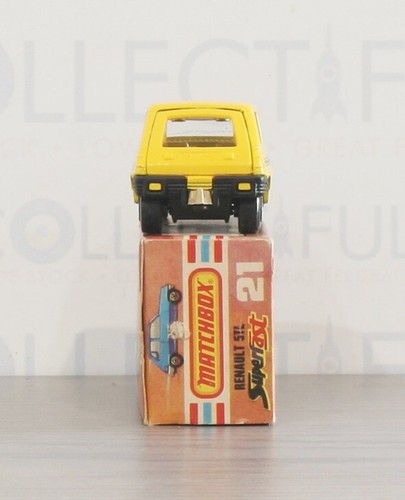 MATCHBOX SUPERFAST - 1976 #21 RENAULT 5TL - YELLOW LE CAR *BEAUTY* MIB🔥 - Picture 4 of 6