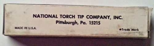 NTT OXWELD Style 1523 Size 25 NATIONAL TORCH TIP - Buy more then 1 Tip and Save - Picture 10 of 12