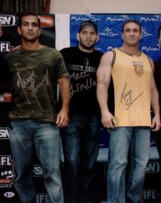 Mario Sperry Matt Lindland Ken Shamrock Signed 16x20 Photo BAS COA UFC IFL Pride